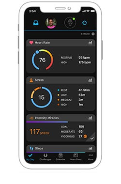 Cechy Garmin Vivomove Sport