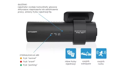 BlackVue DR750X-2CH PLUS funkcjonalność