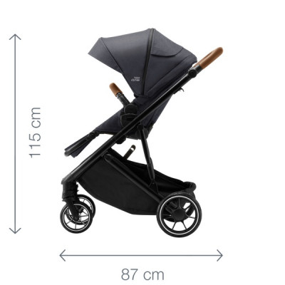 Britax Romer Strider M wymiary z boku