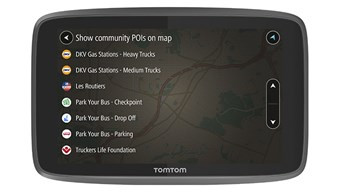 Funkcja Tomtom GO Professional 6250 Lifetime Traffic Wifi EU 